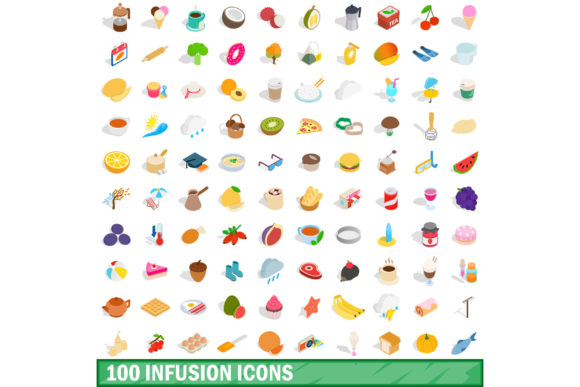 100 Infusion Icons Set: Crafting Visual Clarity in Digital Ecosystems