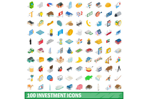 100 Investment Icons Set: Visual Tools for Clear Communication