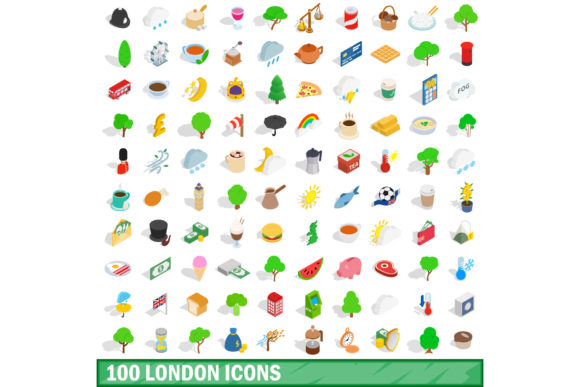 100 London Icons Set: A New Visual Language for the Modern Cityscape