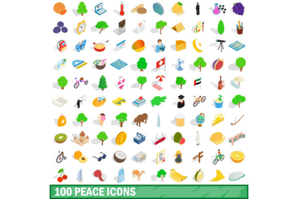 100 Peace Icons Set, Isometric 3D Style: A Practical Evaluation