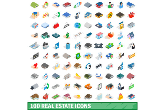 100 Real Estate Icons Set: A Practical Resource for Visual Storytelling in Property Marketing