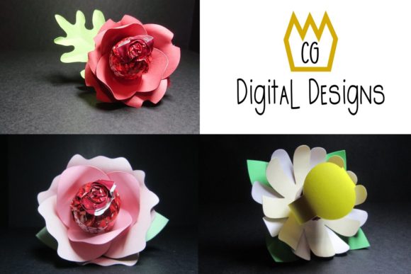 3D Lollipop Flower Bundle: A Fresh Take on Digital Visuals