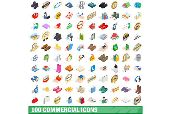 Beyond Decoration: How a 100 Commercial Icons Set Shapes Modern Brand Communication
