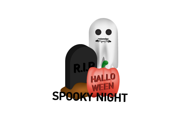 Bringing Depth to Digital Darkness: Exploring the 3D Halloween Spooky Night Design Vector