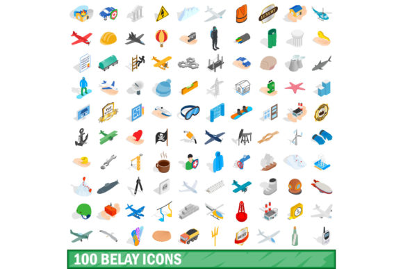 Evaluating the 100 Belay Icons Set, Isometric 3D Style for Your Design Projects