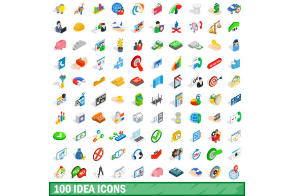 Evaluating the 100 Idea Icons Set, Isometric 3D Style: What It Offers and When It Fits