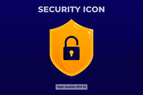 Evaluating the 3D Yellow Security Icon Illustration as a Design Asset