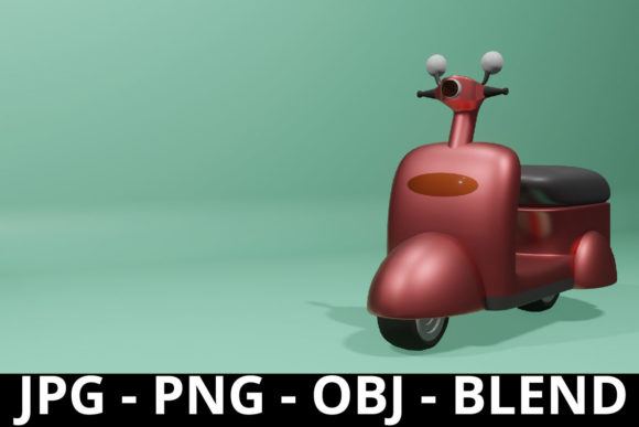 Mastering Scooter 3D Rendering for Background Design