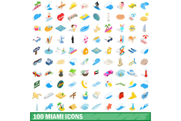 Miami Icons in Isometric 3D: A Practical Resource for Creators and Entrepreneurs