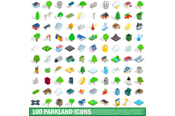 Streamline Your Design Work with 100 Parkland Icons