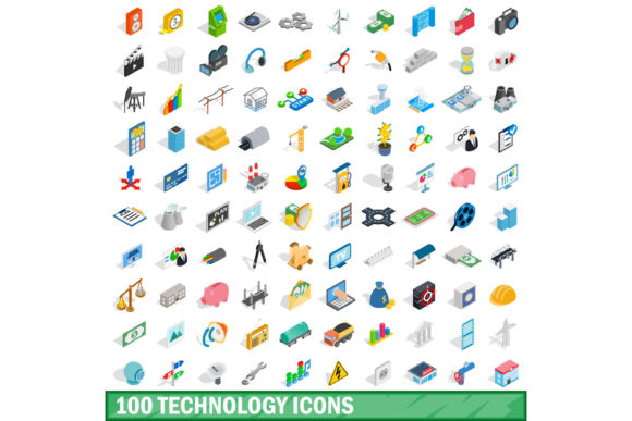 The 100 Technology Icons Set: A Practical Resource for Modern Digital Communication