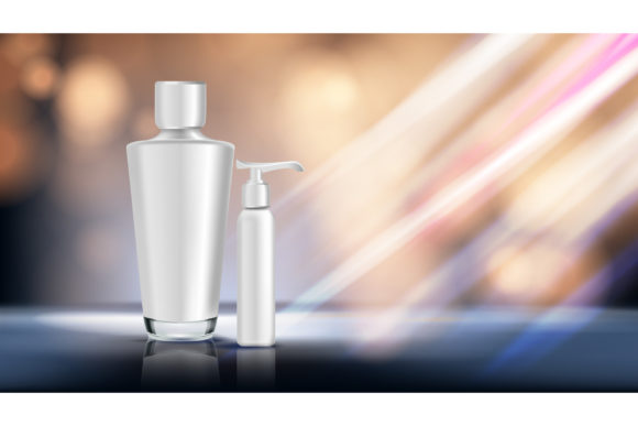 The Radiant Language of Shine: Understanding Cosmetic Bottle Ads Vector Art