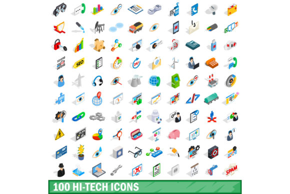 The Strategic Value of a 100 Hi-tech Icons Set in Modern Digital Communication