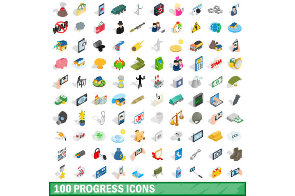 The Value of a Comprehensive 100 Progress Icons Set in Modern Design