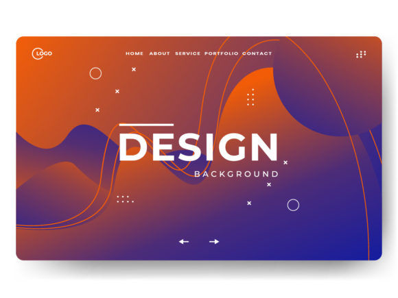 The Visual Language of Contrast: Exploring the Orange Blue Abstract Background Dynamic