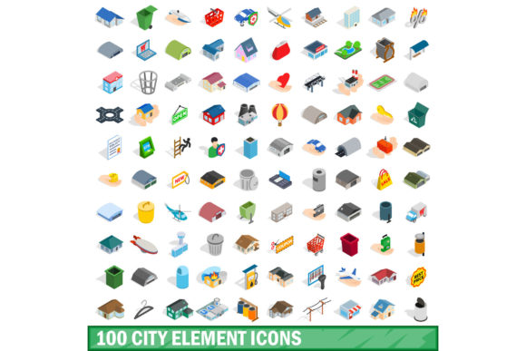 Understanding the 100 City Element Icons Set in Isometric 3D: A Complete Guide for Designers and Creators