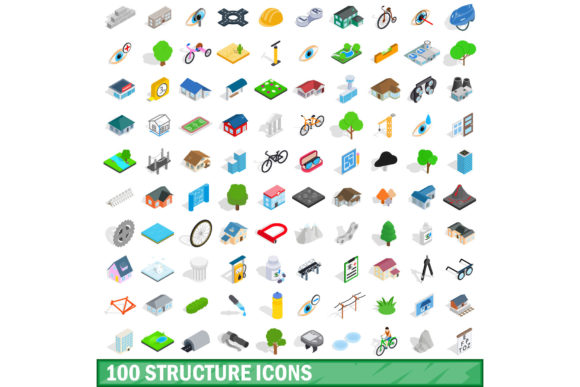 Why a 100 Structure Icons Set Can Transform Your Design Workflow