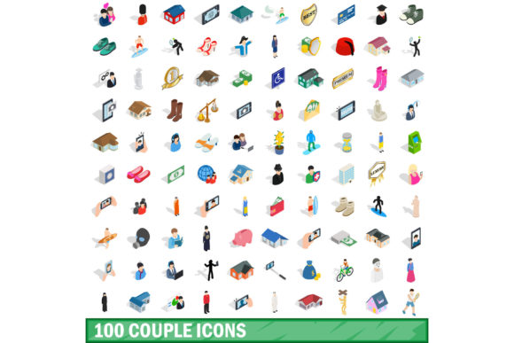 Why the 100 Couple Icons Set, Isometric 3D Style Is Reshaping Modern Visual Communication